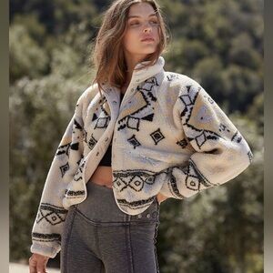 Free People Hit the Slopes Pattern jacket. Brand new condition never worn.